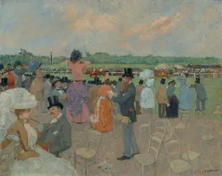 The Races at Longchamp, by Jean-Louis Forain