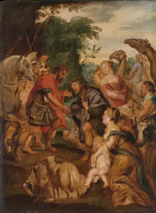 The reconciliation of Jacob and Esau