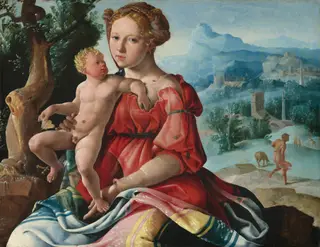 The Rest on the Flight into Egypt, by Maarten van Heemskerck