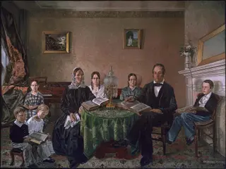 The Reverend John Atwood and His Family, by Henry F. Darby