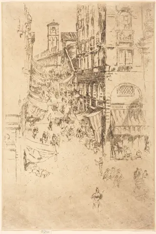 The Rialto, by James McNeill Whistler
