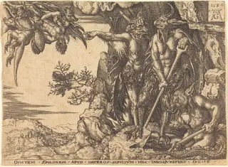 The Rich Man Being Carried Away by the Devil