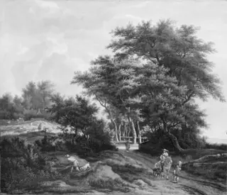 The Road to the Fenced-in Area