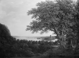 The Ruins of Stegeborg Castle near Vettern in Eastern Gotland