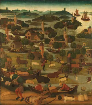 The Saint Elizabeth’s Day Flood, by Master of the St Elizabeth Panels