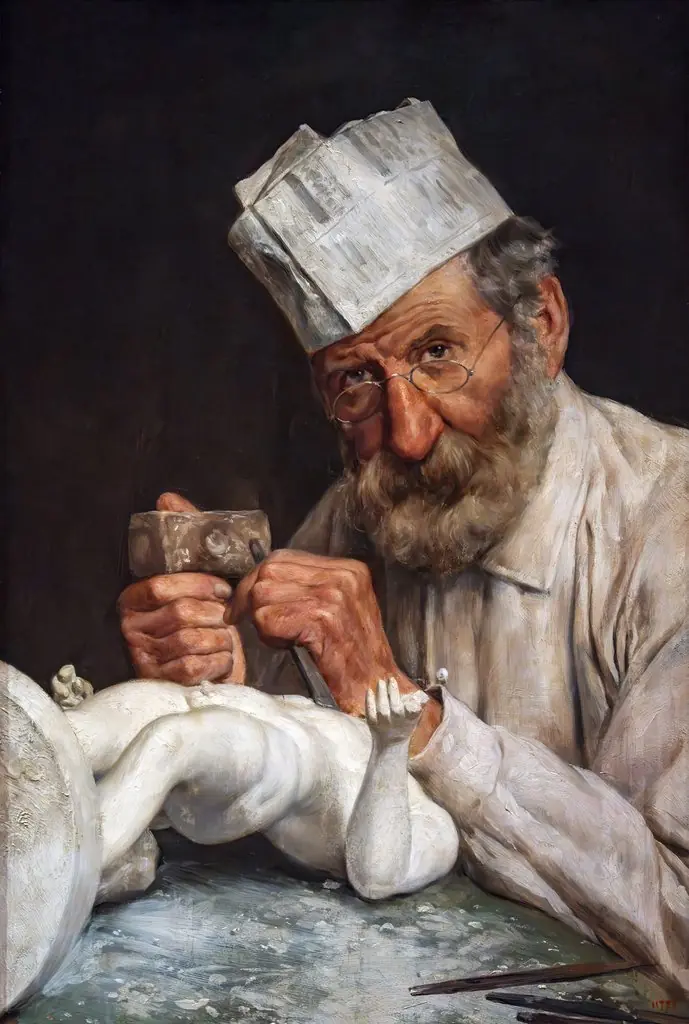 The Sculptor (Self portrait)