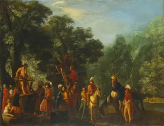 The Sermon of St John the Baptist, by Adam Elsheimer