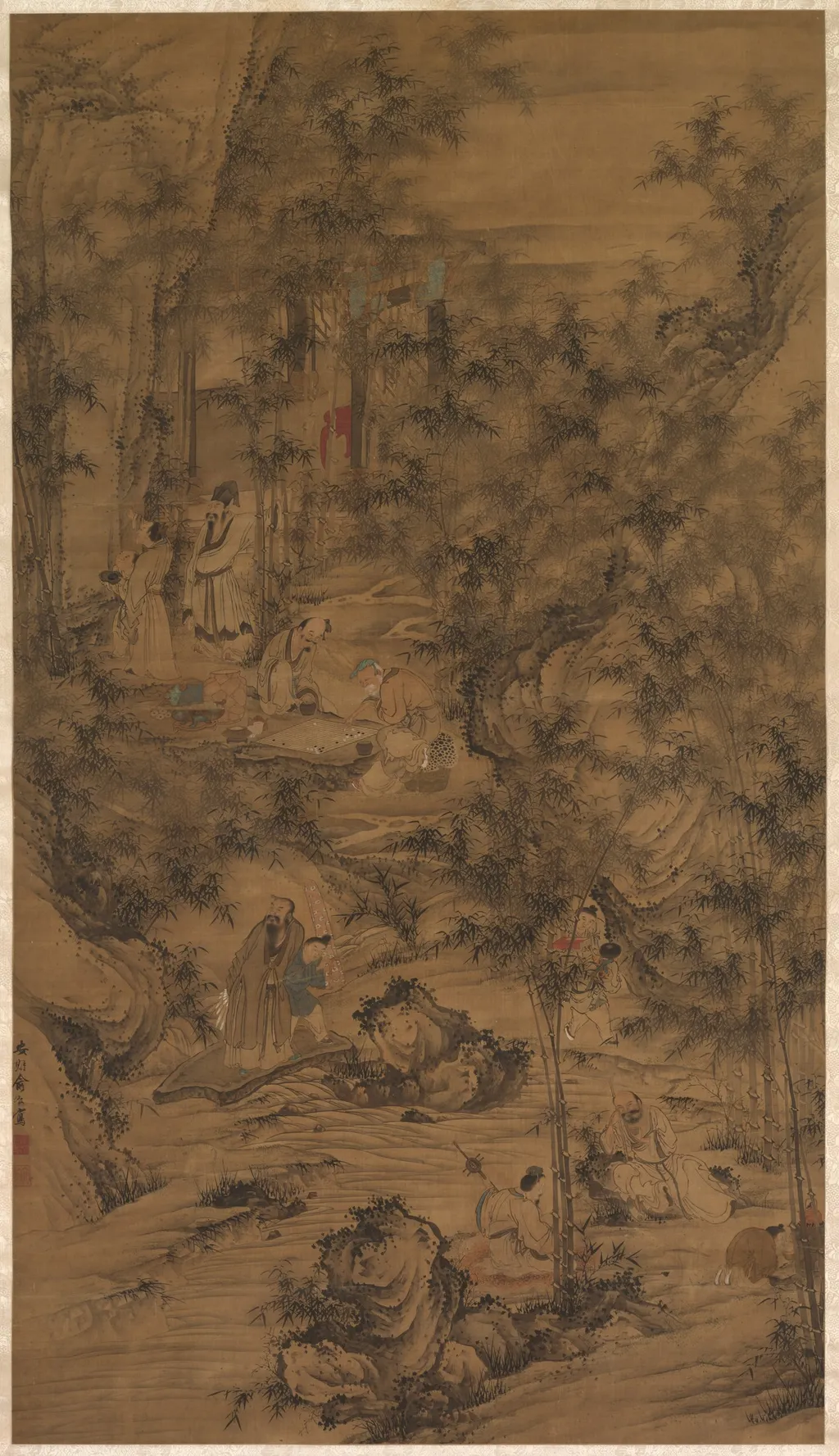 The Seven Worthies of the Bamboo Grove, unspecified, 1789
