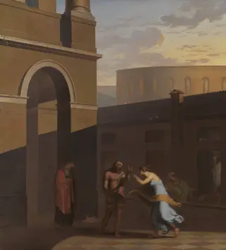 The Slave Davus and the Maid Mysis. From Terence´s Andria.