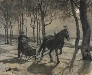 The sleighing to Fussingöe