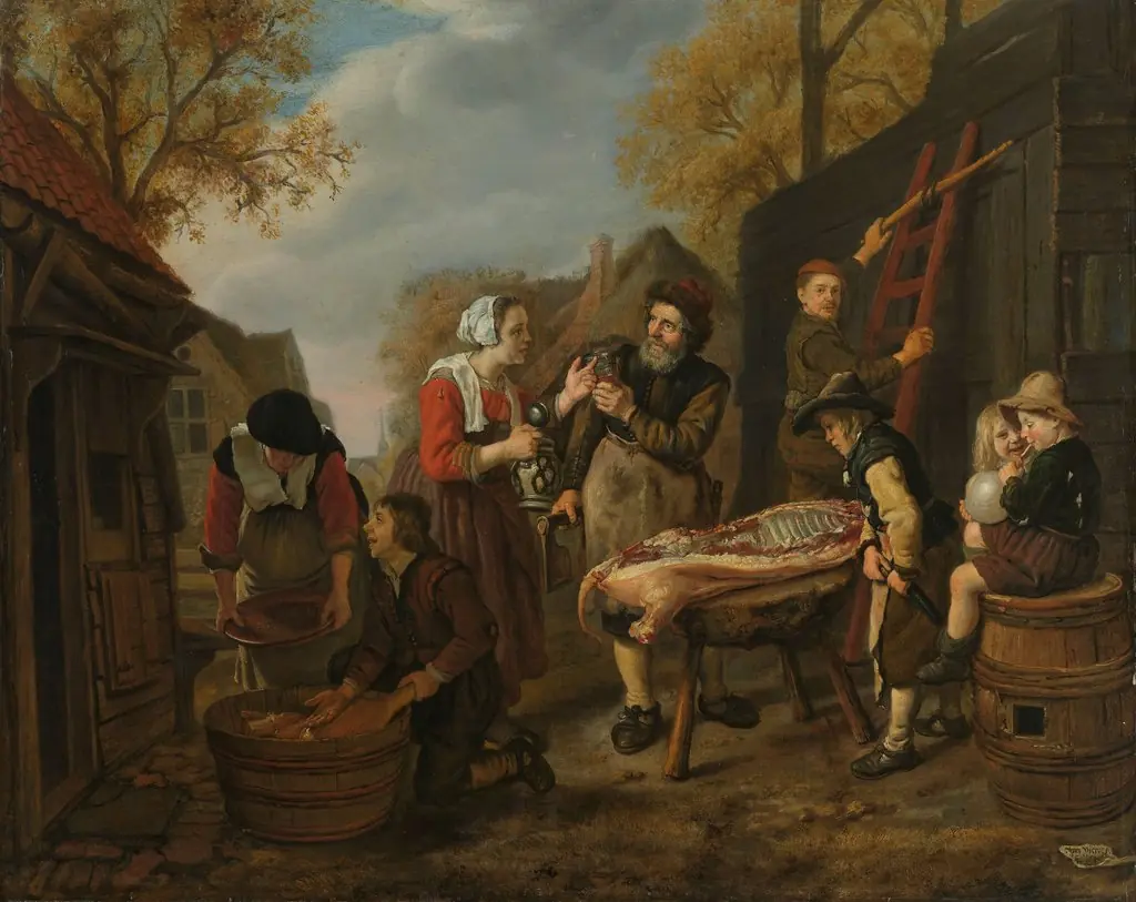 The swine butcher