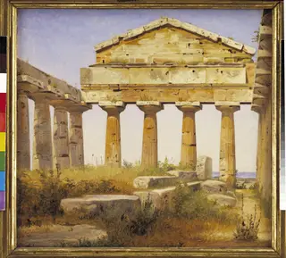 The Temple of Athena in Paestum
