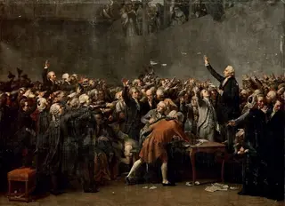 The Tennis Court Oath, 20 June 1879, by Auguste Couder