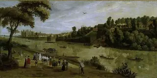 The Thames at Richmond, with the Old Royal Palace