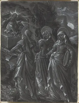 The Three Women at the Tomb [recto]