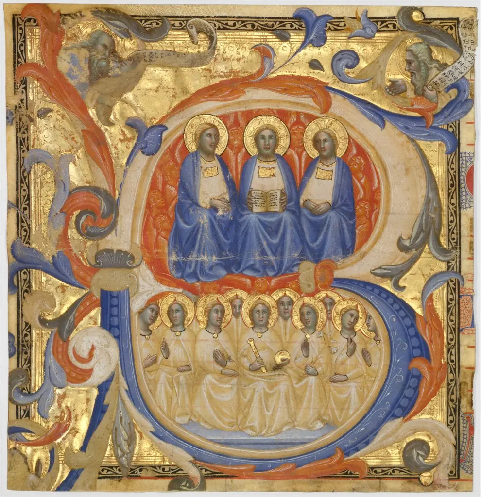The Trinity in an Initial B