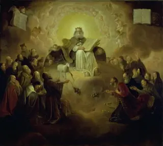 The Twenty-Four Elders Kneeling before the Lamb