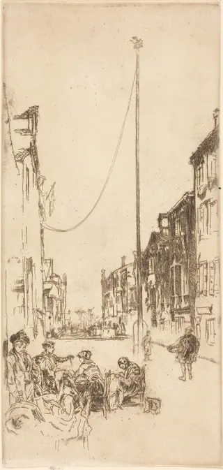 The Venetian Mast, by James McNeill Whistler