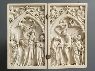 The Virgin and Child and the Crucifixion