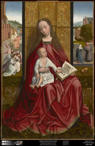 The Virgin and Child Enthroned