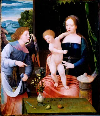 The Virgin and Child with an Angel