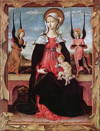 The Virgin and Child with Angels