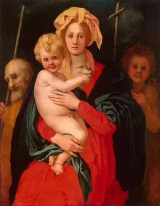 The Virgin and Child with St Joseph and St John the Baptist, by Pontormo