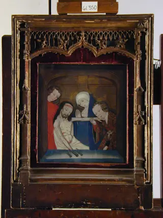 The Virgin, Mary Magdalene and St. John Mourning the Dead Christ