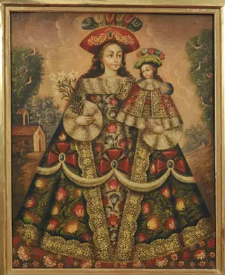 The Virgin of the Pilgrims and Child