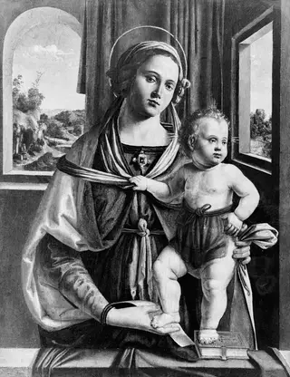 The virgin with child