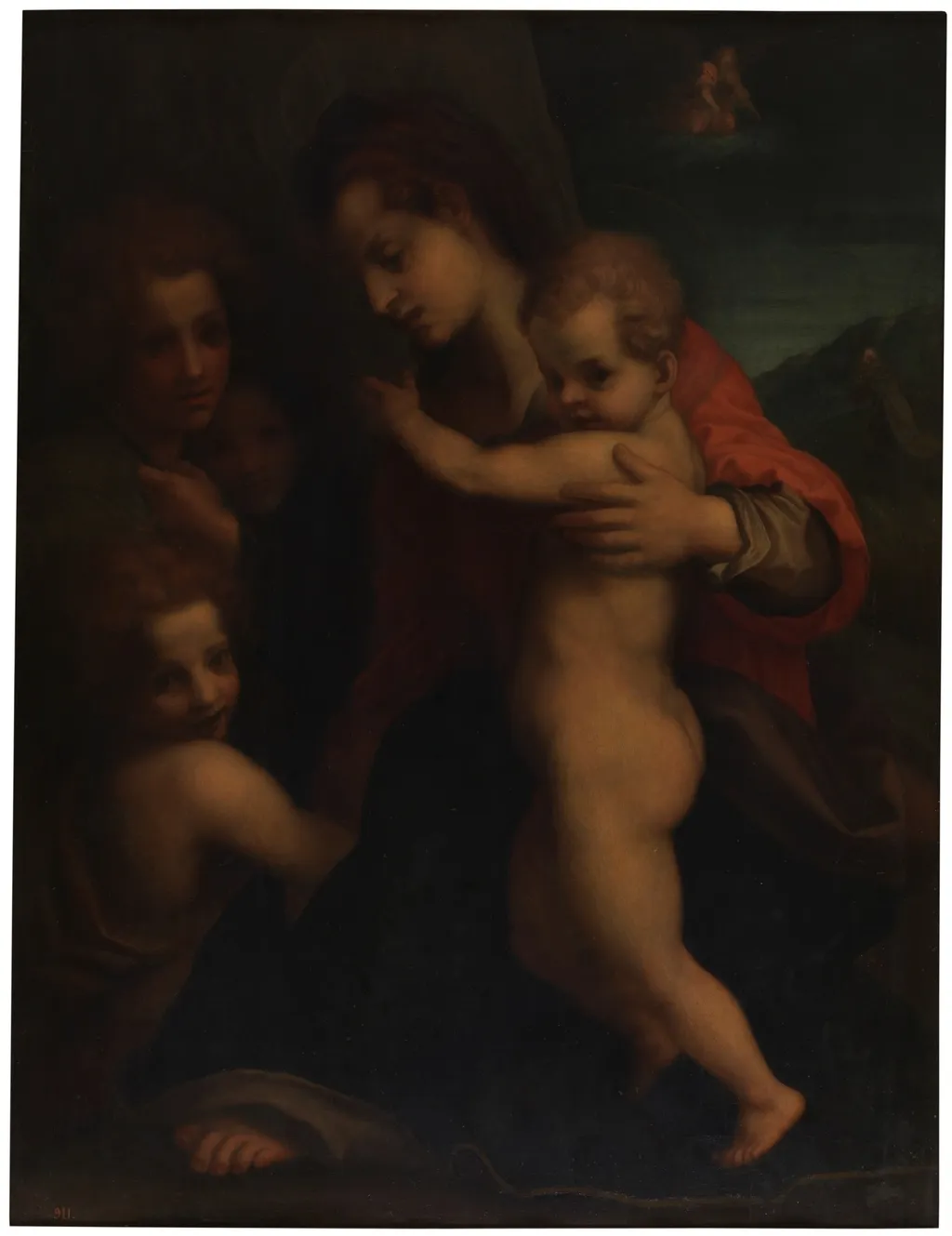 The Virgin with the Child, Saint John and Angels, unspecified, 1501