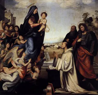 The Vision of Saint Bernard, by Fra Bartolomeo