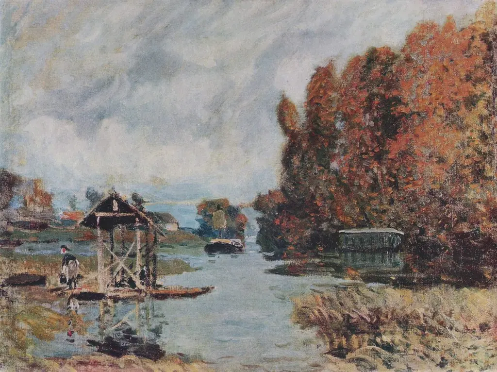 The Washerwomen in Bougival