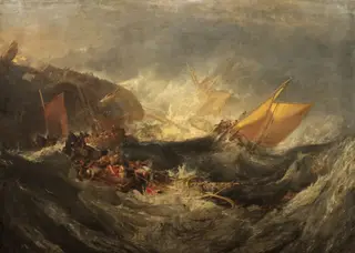 The Wreck of a Transport Ship