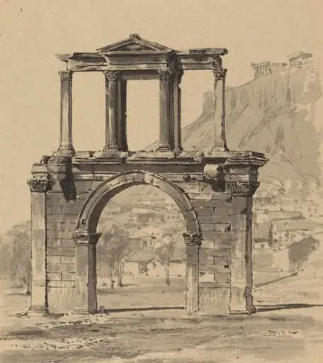 Hadrian's Arch, by Themistocles von Eckenbrecher
