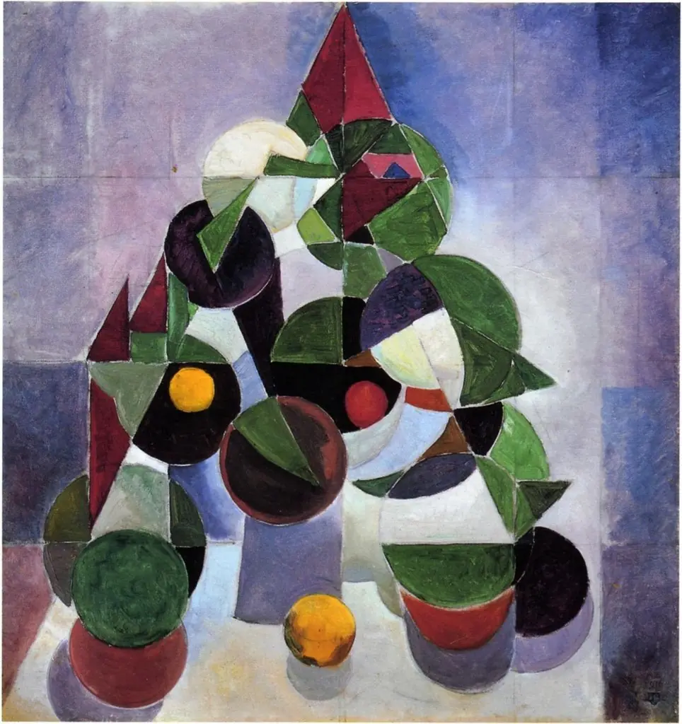 Compositie I, by Theo van Doesburg