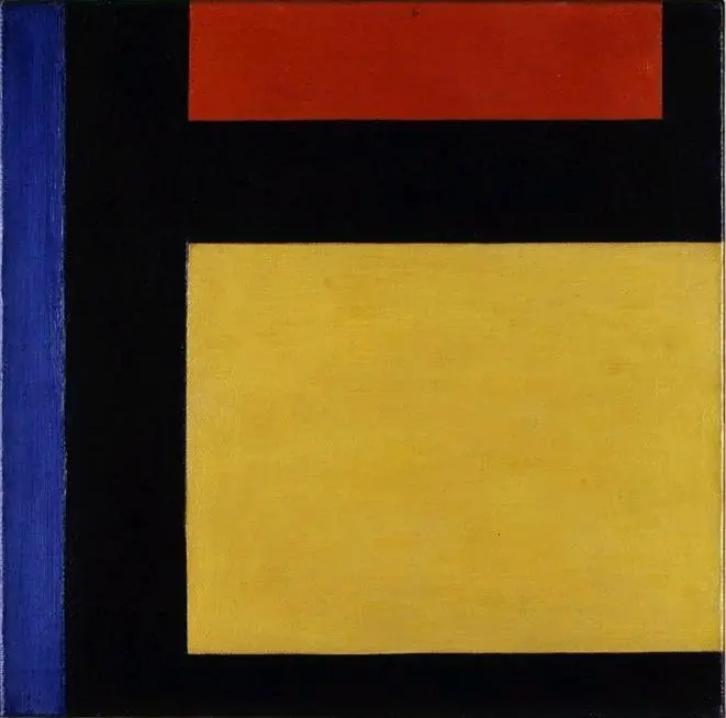 Contra-compositie X, by Theo van Doesburg