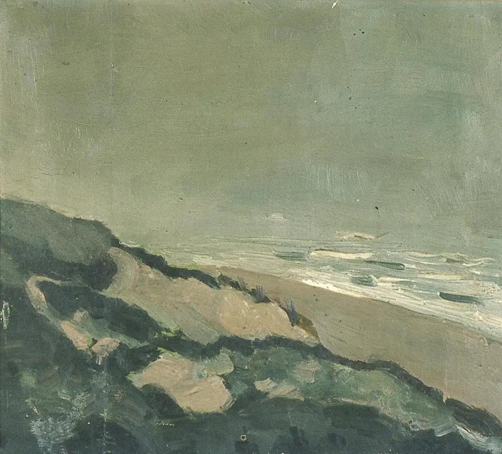 Dunes and Sea, by Theo van Doesburg