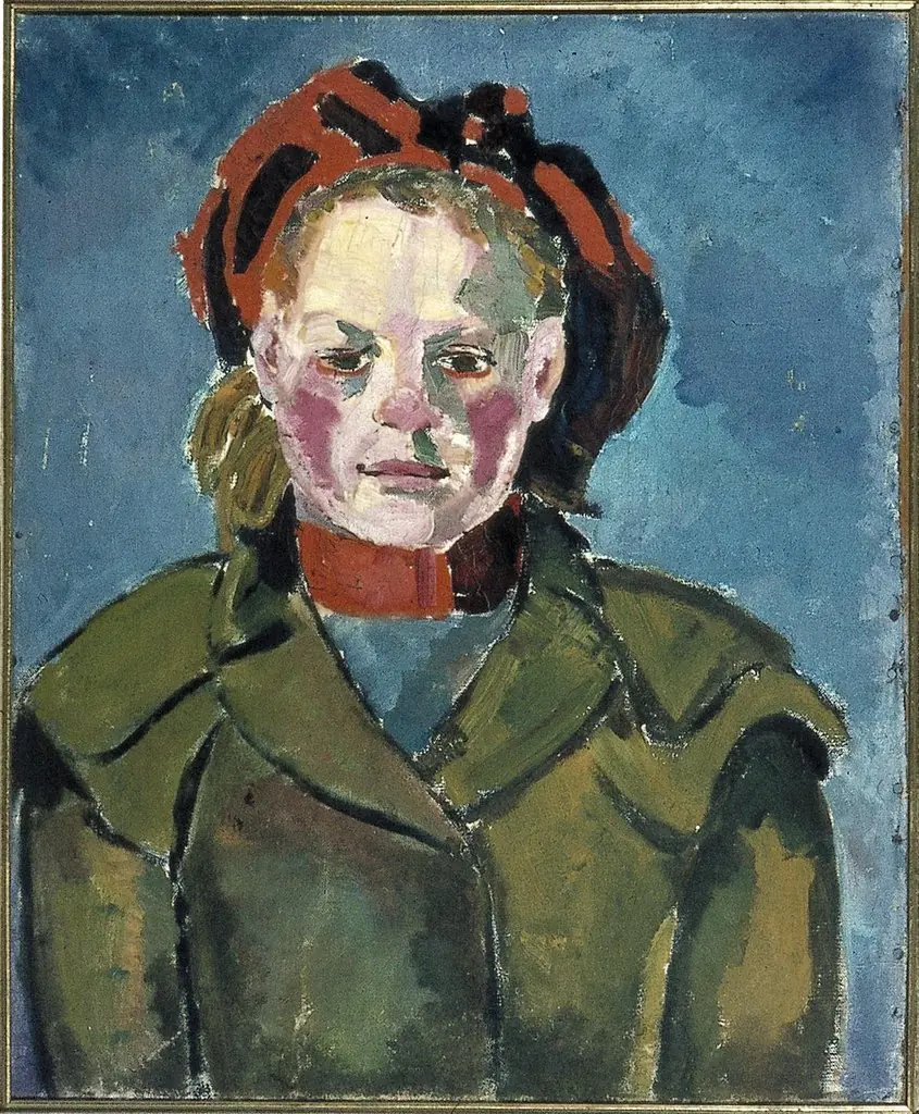 Portret van een meisje, by Theo van Doesburg