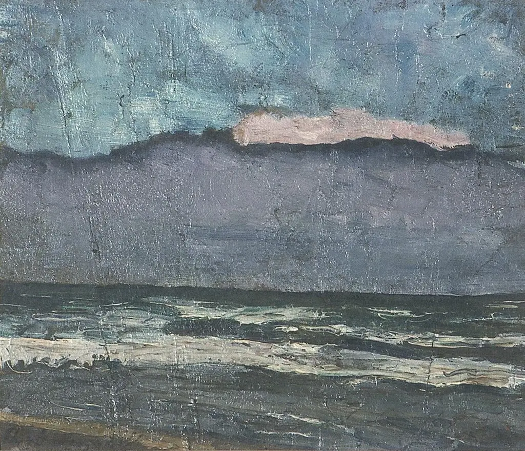 Zeegezicht, by Theo van Doesburg