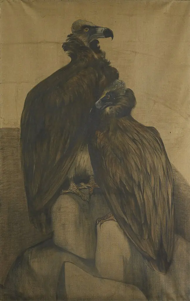 Two Arabian Vultures, by Theo van Hoytema