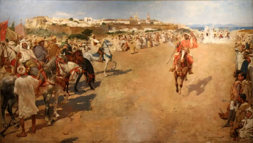 Arabian fantasia, by Théo van Rysselberghe