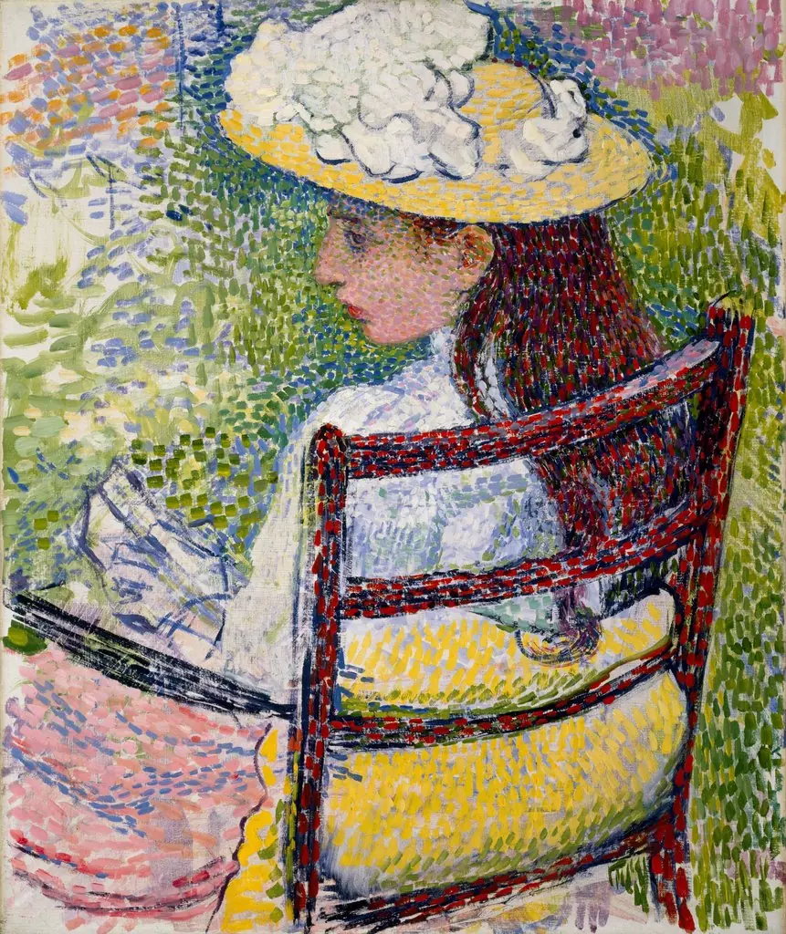 Jeanne Pissarro, by Théo van Rysselberghe