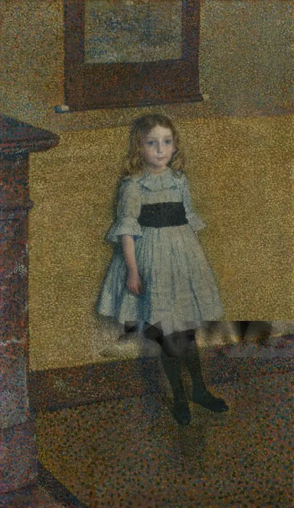 Little Denise, by Théo van Rysselberghe