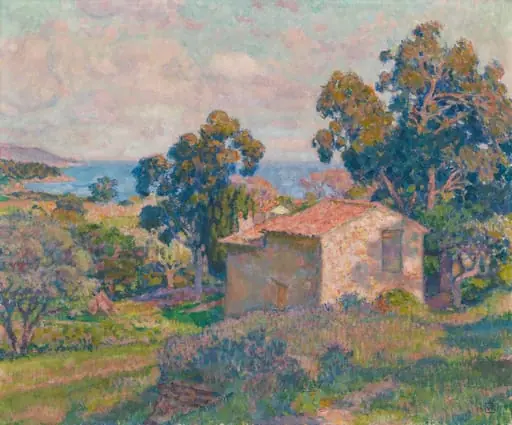 Maisema Provençesta, by Theo van Rysselberghe