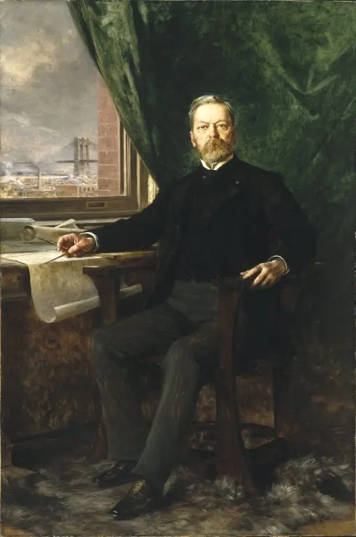 Portrait of Washington A. Roebling, by Théobald Chartran