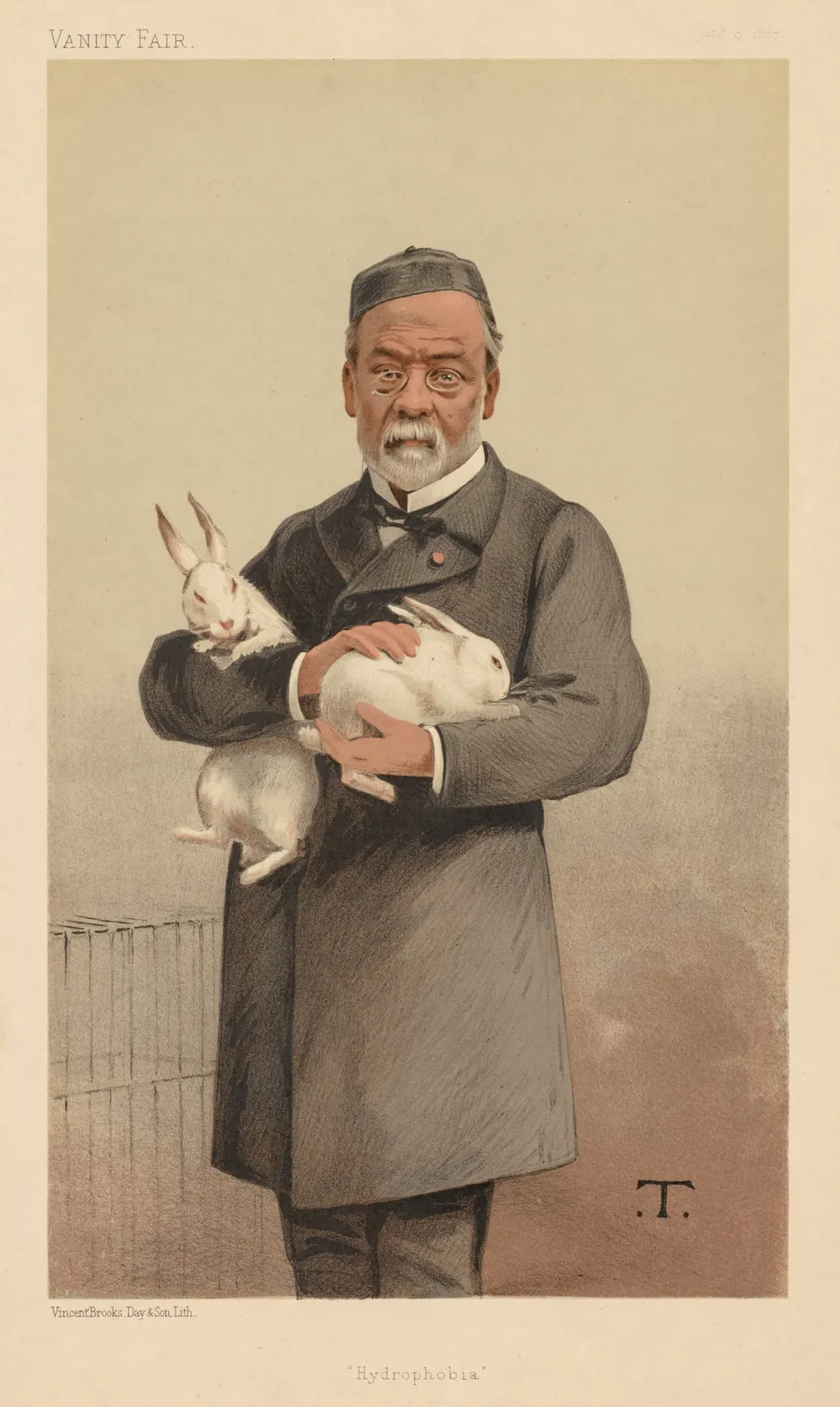 Vanity Fair: "Hydrophobia", by Théobald Chartran, 1887