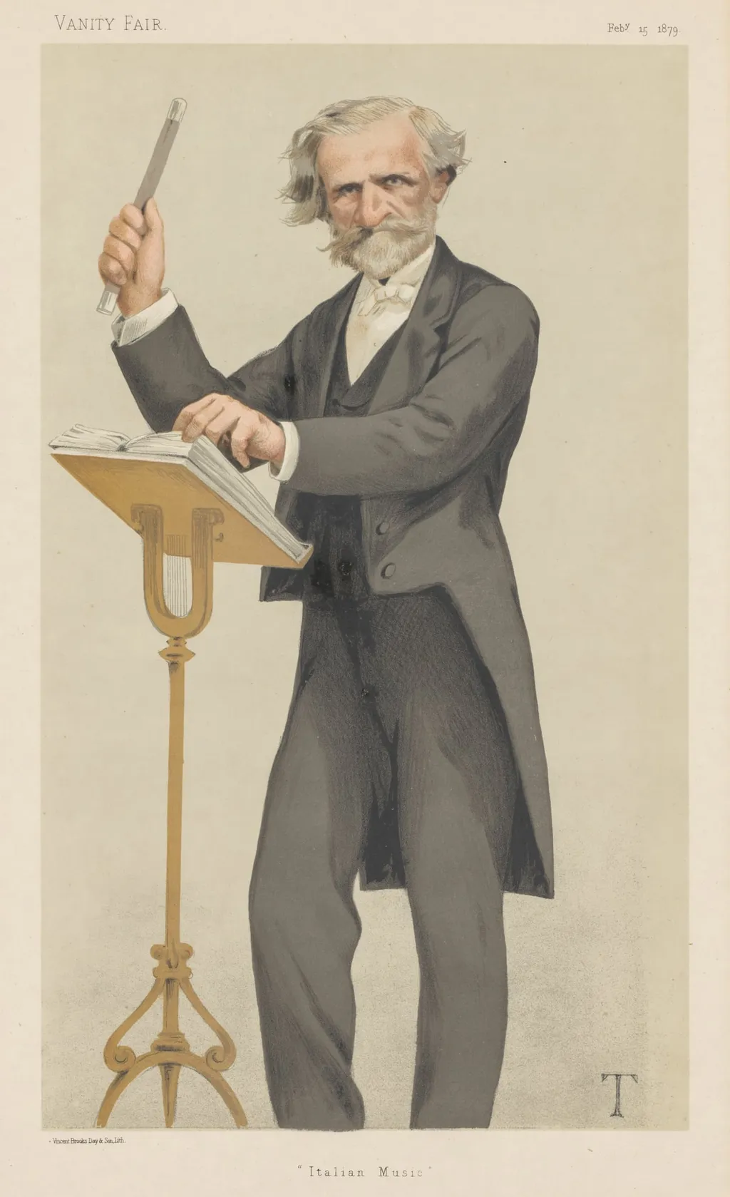 Vanity Fair: "Italian Music", by Théobald Chartran, 1879
