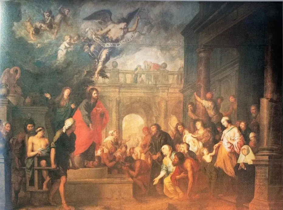 Christ Healing the Sick People Lying near the Pool of Bethesda, by Theodoor Boeyermans