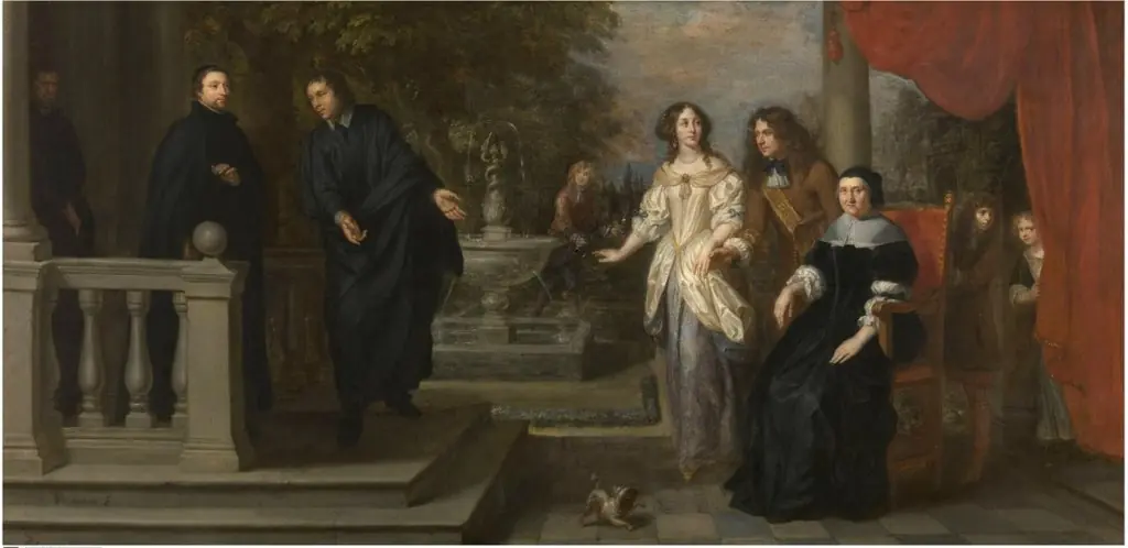 The Visit, by Theodoor Boeyermans